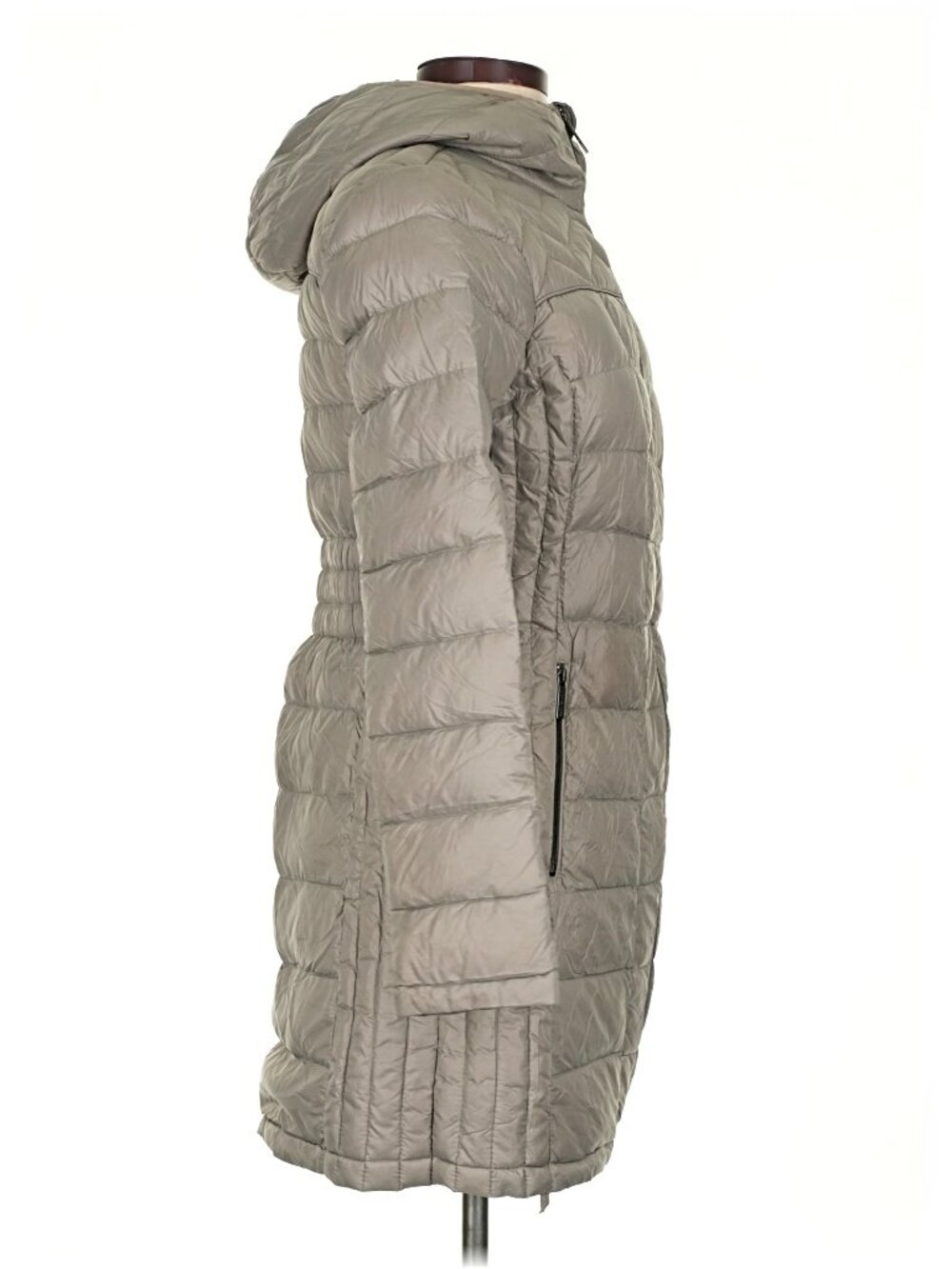 Michael Michael Kors Packable Down Fill Coat Winter Ski Jacket XS Tan Puffer - Picture 4 of 7